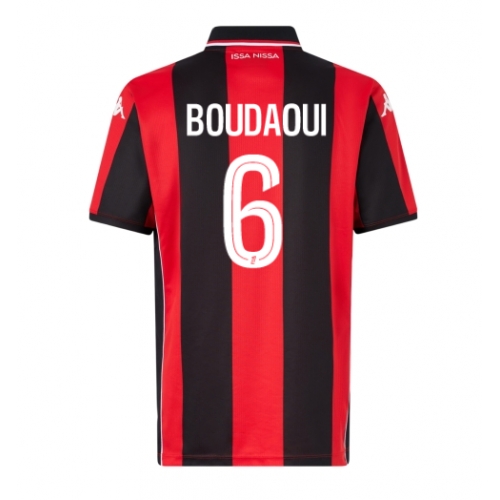Billige Fotballdrakt OGC Nice Hicham Boudaoui #6 Replika Hjemmedrakt 2025-26 Kortermet Billige Fotballdrakt OGC Nice Hicham Boudaoui #6 Replika Hjemmedrakt 2025-26 Kortermet